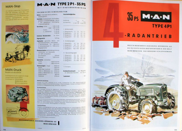 Streiber "MAN Traktoren" MAN-Tractor-History 1997 (10200)